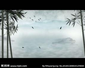 国产水墨画视频素材